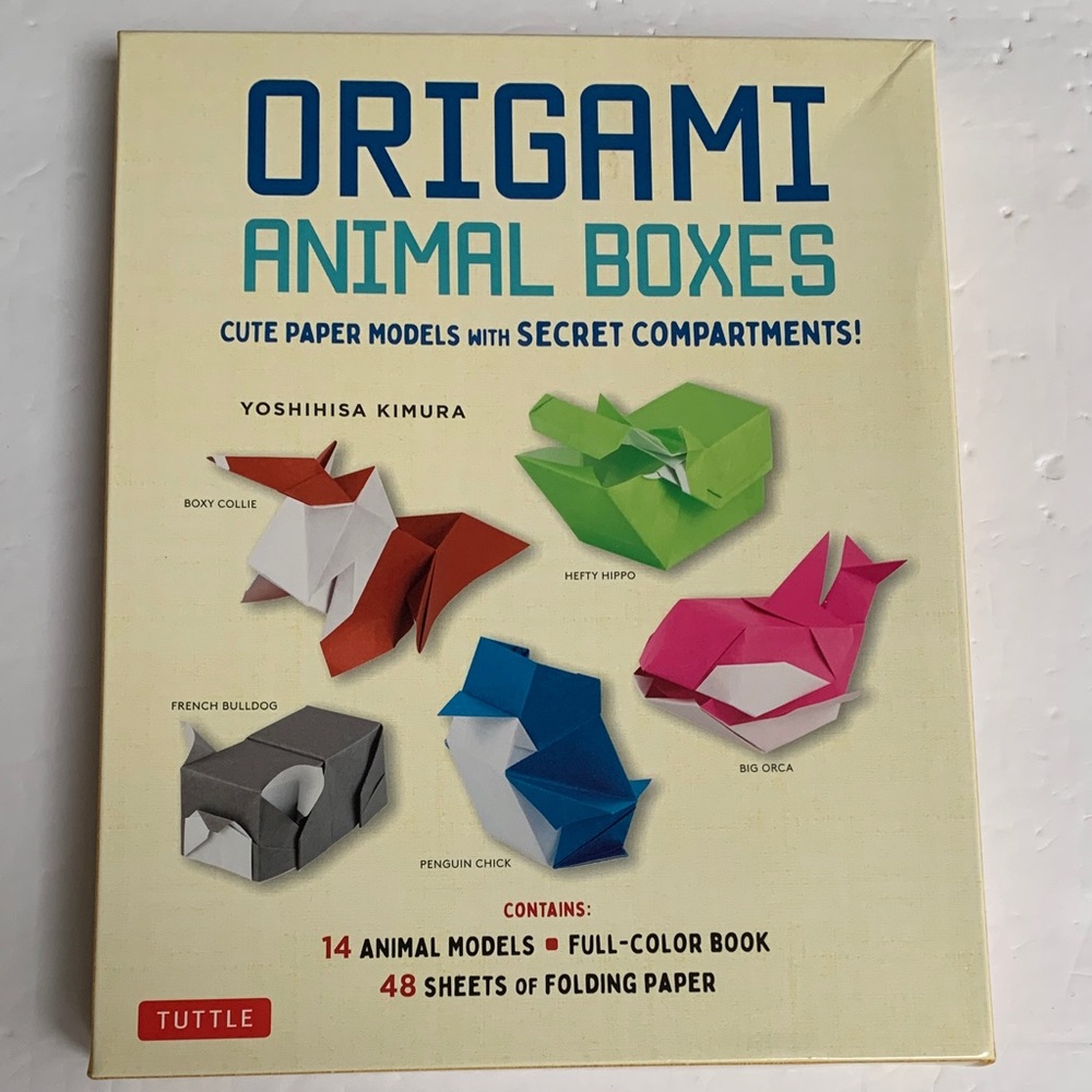 Tuttle Origami Animal Boxes Kit - Multicolor. Brand new. Great Gift 💝 for anyone